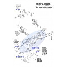 Проставка пружини (задньої/верхня) Mazda 626 92-97