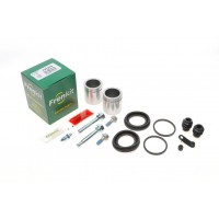 Ремкомплект супорта (переднього) Kia Sorento 06- (d=45mm) (+2 поршня/направляюча) (Mando) SuperKit