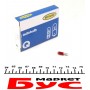 Автолампа W1.2W 12V 1.2W W2x4.6d (без цоколя, червона)
