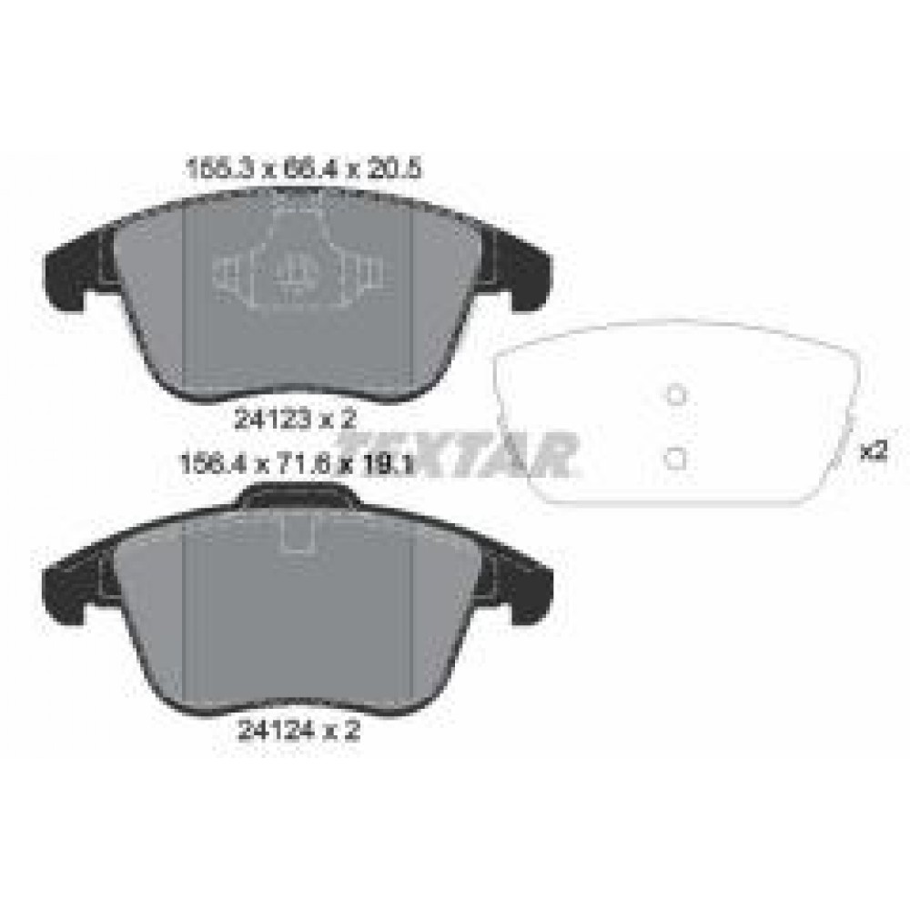 Колодки гальмівні (передні) Land Rover Range Rover Evoque 11- (Teves) Q+