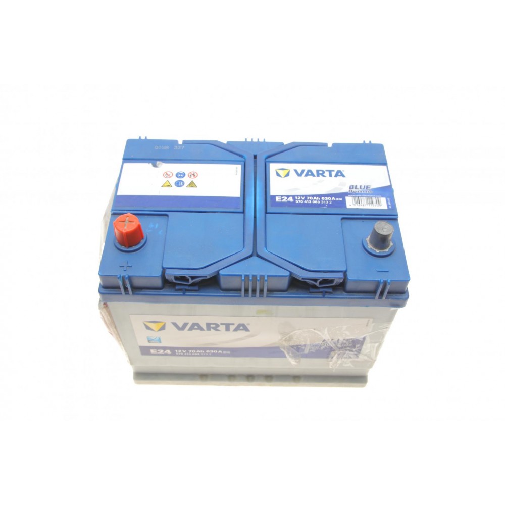 Акумуляторна батарея 70Ah/630A (261x175x220/+L/B01) Blue Dynamic E24 Азія