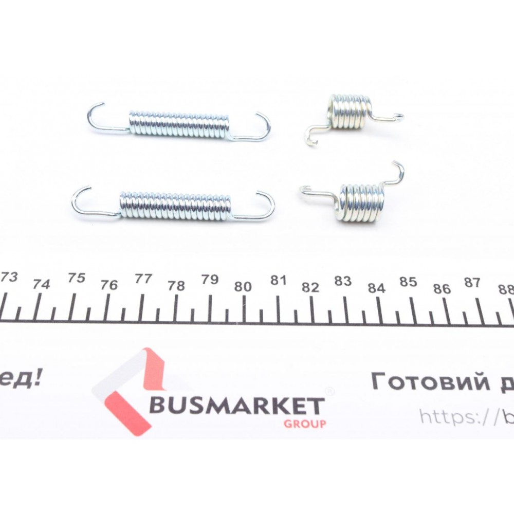 Комплект пружинок колодок ручника Renault Megane I -03 (203x38) Bendix