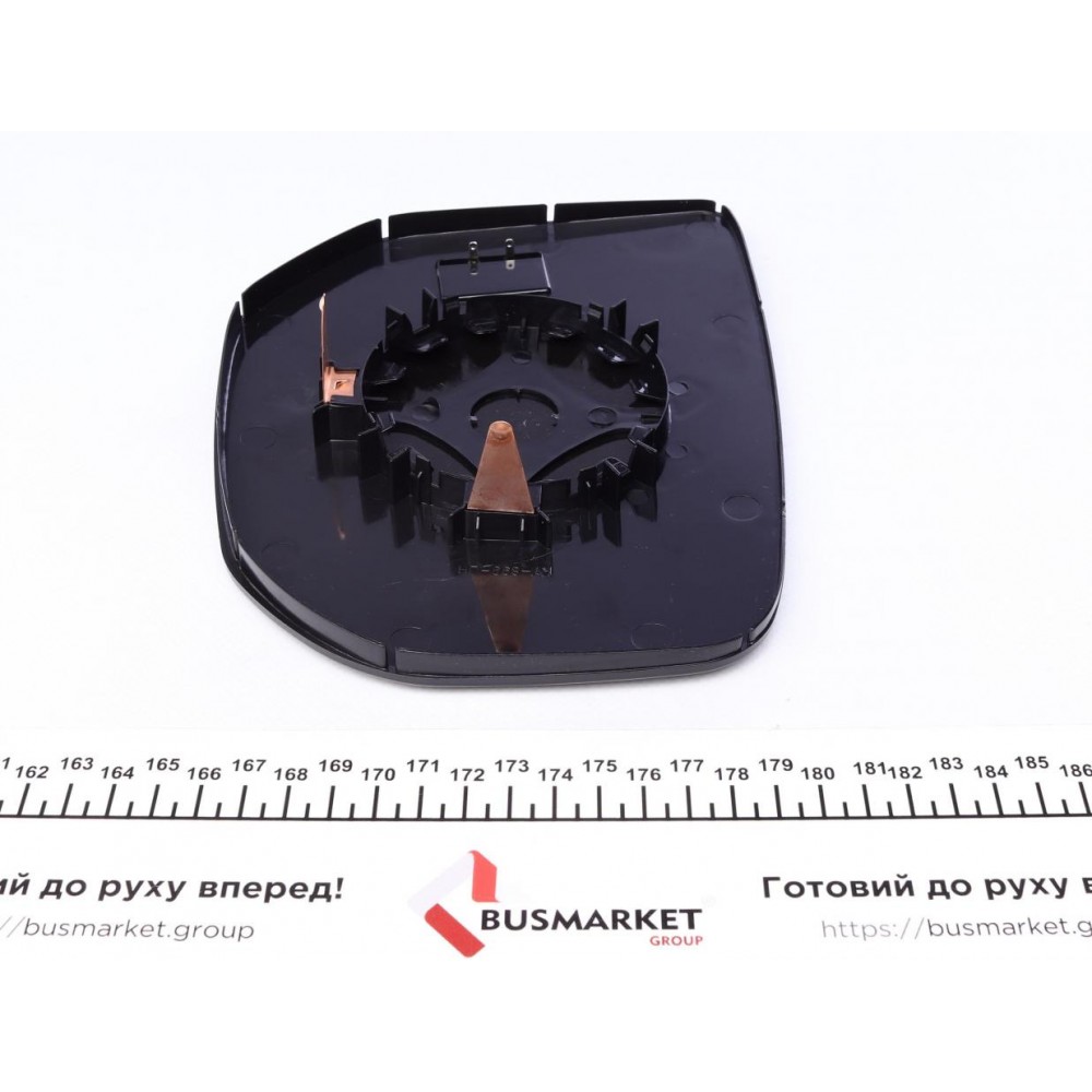 Скло дзеркала (з підігрівом) Citroen Berlingo/ Peugeot Partner 08-12 (L)