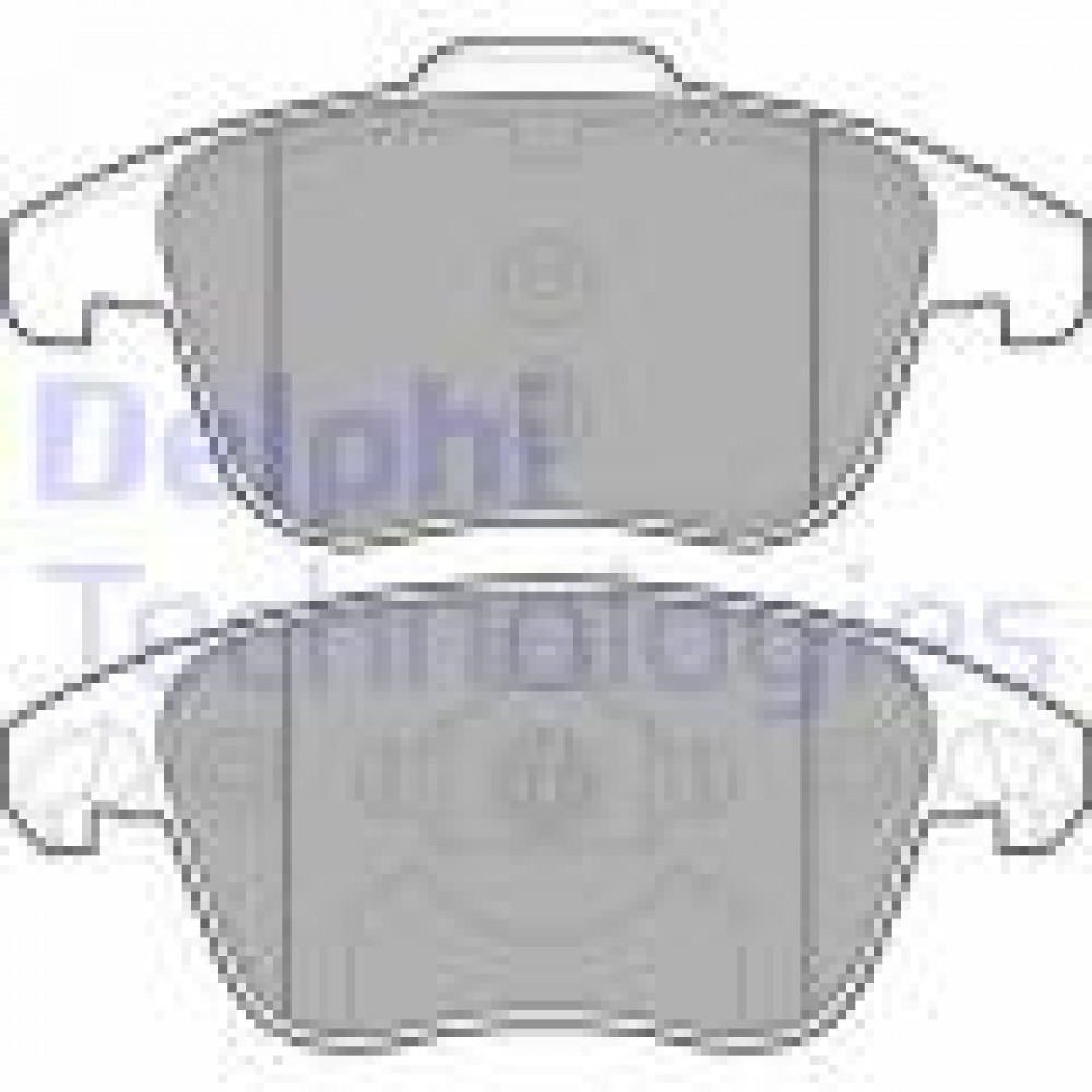 Колодки гальмівні (передні) Citroen C4 09-/C4 Grand Picasso 06-13/Peugeot 3008 11-16/5008 09-17