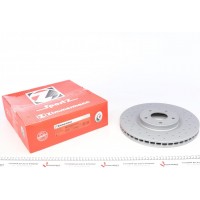 Диск гальмівний (передній) Nissan Juke 13-/Qashqai 07-13/Renault Koleos 08- (320x28) (з отворами)(вент)