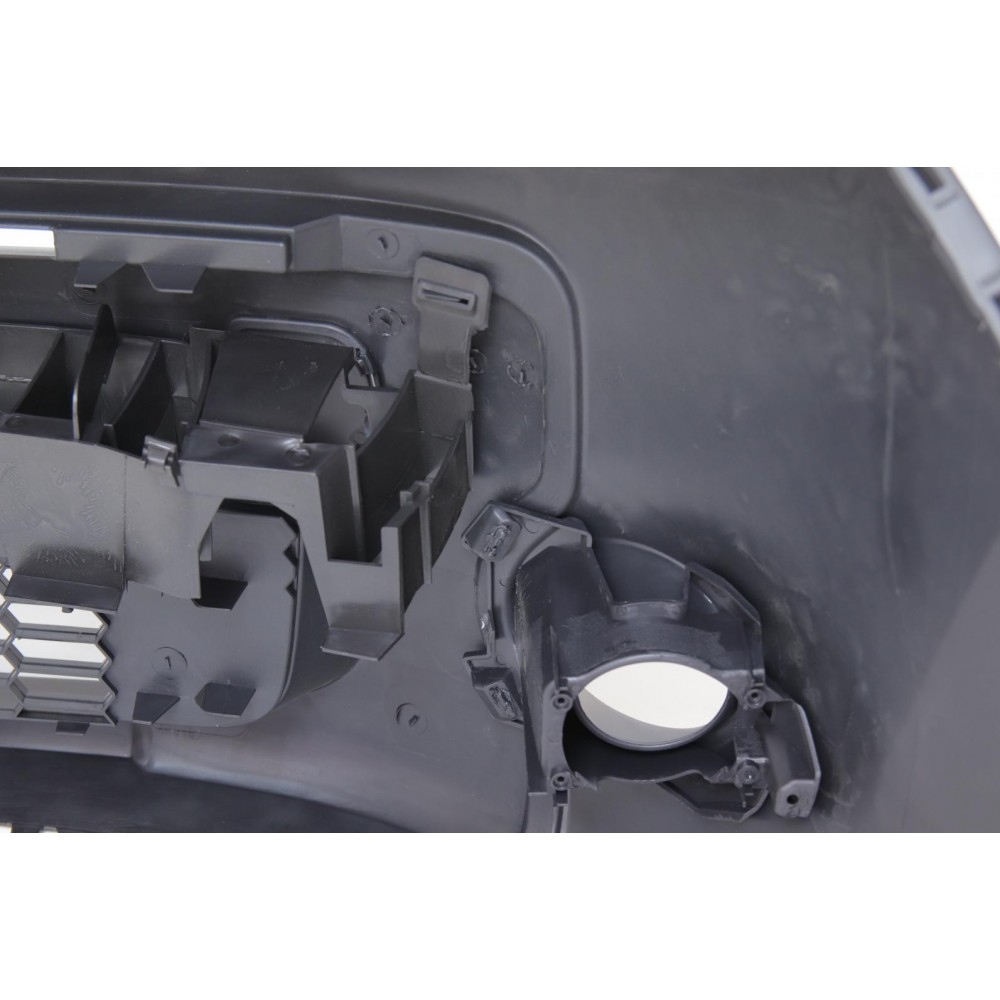 Бампер (передній) Renault Kangoo 08- (з отворами під противотумки)