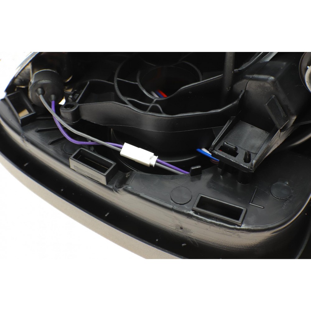 Дзеркало заднього виду (під фарбування) Ford Fiesta 08- (L) (електро/з підігрів./з повор.)
