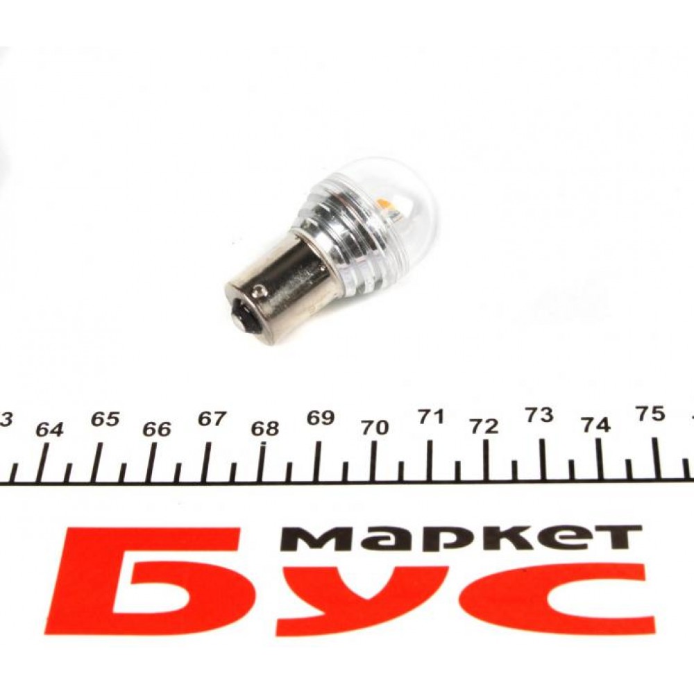 Автолампа P21W 12V 1W BA15s Filament LED (3000K/390 lumen/3x Long Life) (2шт.)
