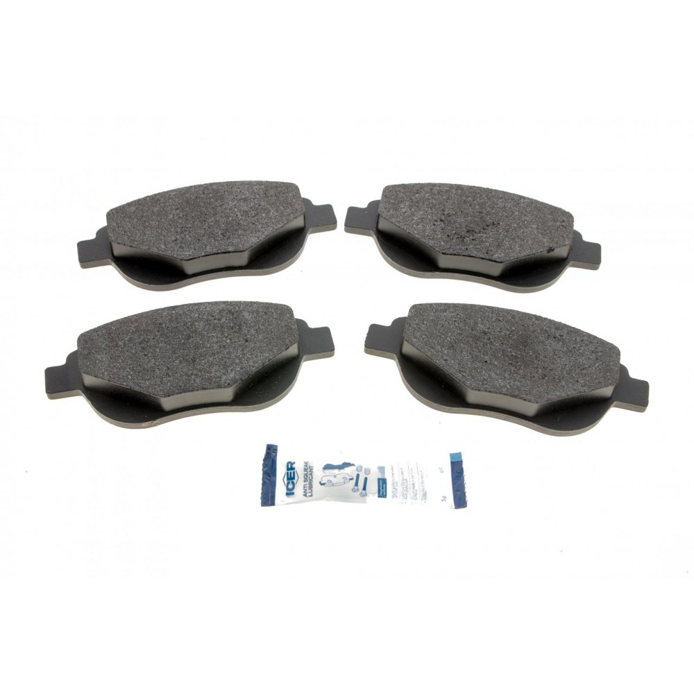 Колодки гальмівні (передні) Citroen C3 09-/C4 04-12/Peugeot 207 07-/307 03-12/1007 05-