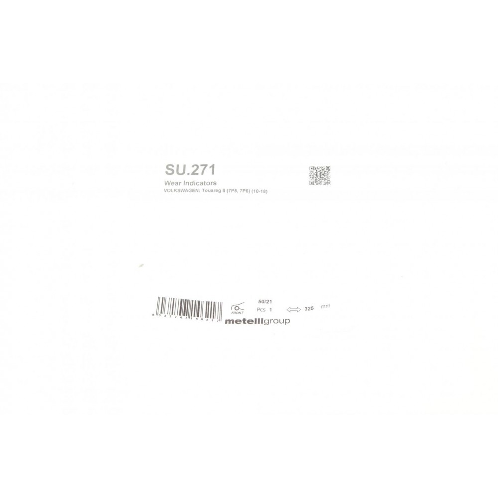 Датчик зносу гальмівних колодок (передніх) VW Touareg 3.0-4.2 10- (L=325mm)