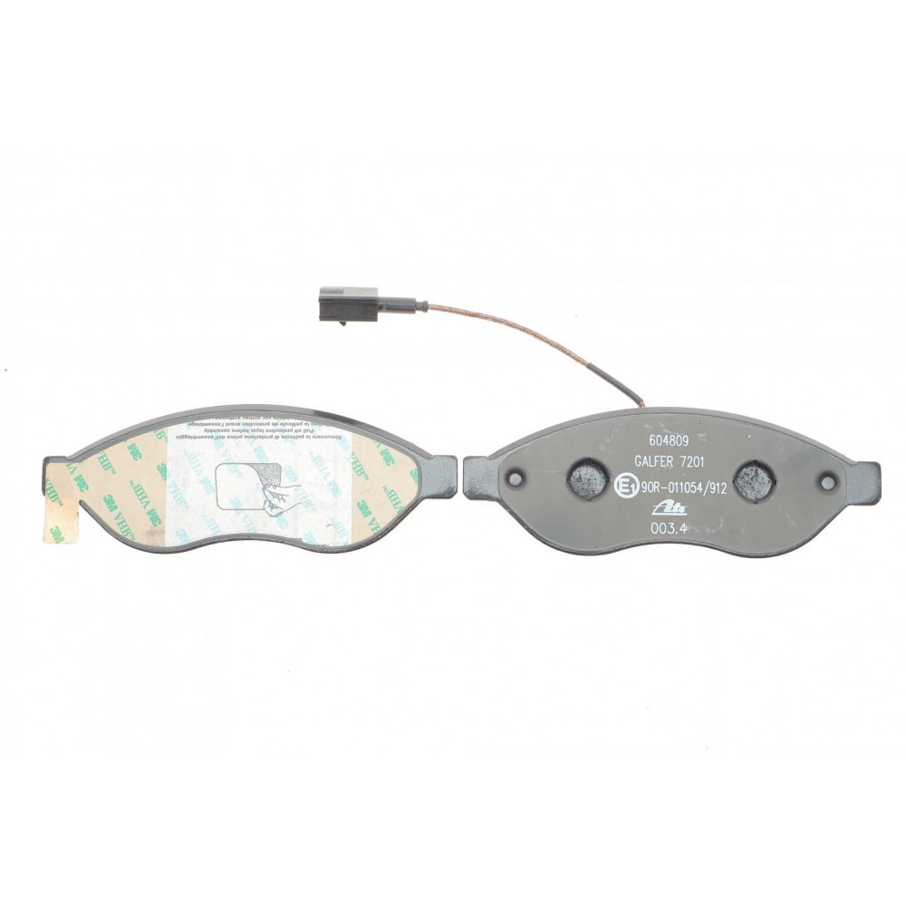 Колодки гальмівні (передні) Citroen Jumper/Fiat Ducato/Peugeot Boxer 06- (Brembo)/(з датчиком)