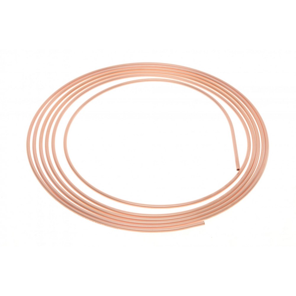 Трубка гальмівна 5.00m (3/16'') Copper/мідна
