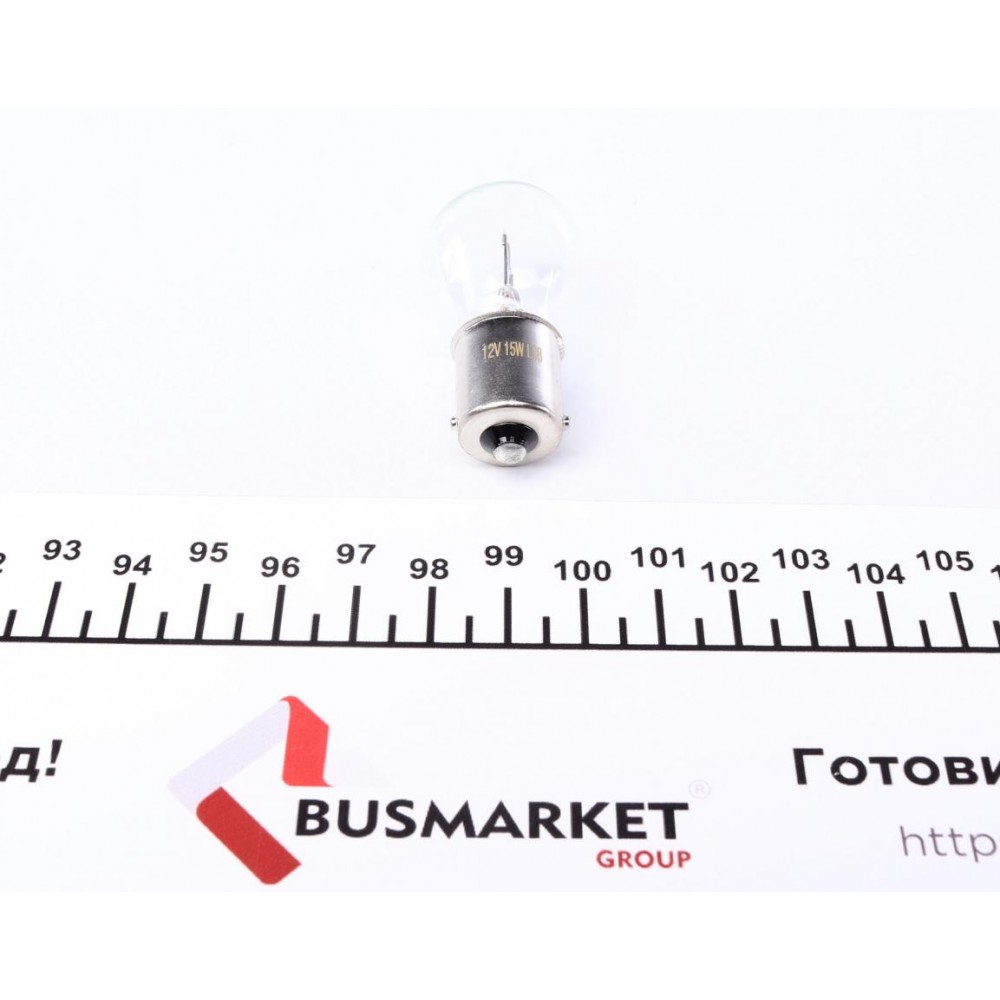 Автолампа P22 12V 15W SCC BA15s 25mm Side & Tail
