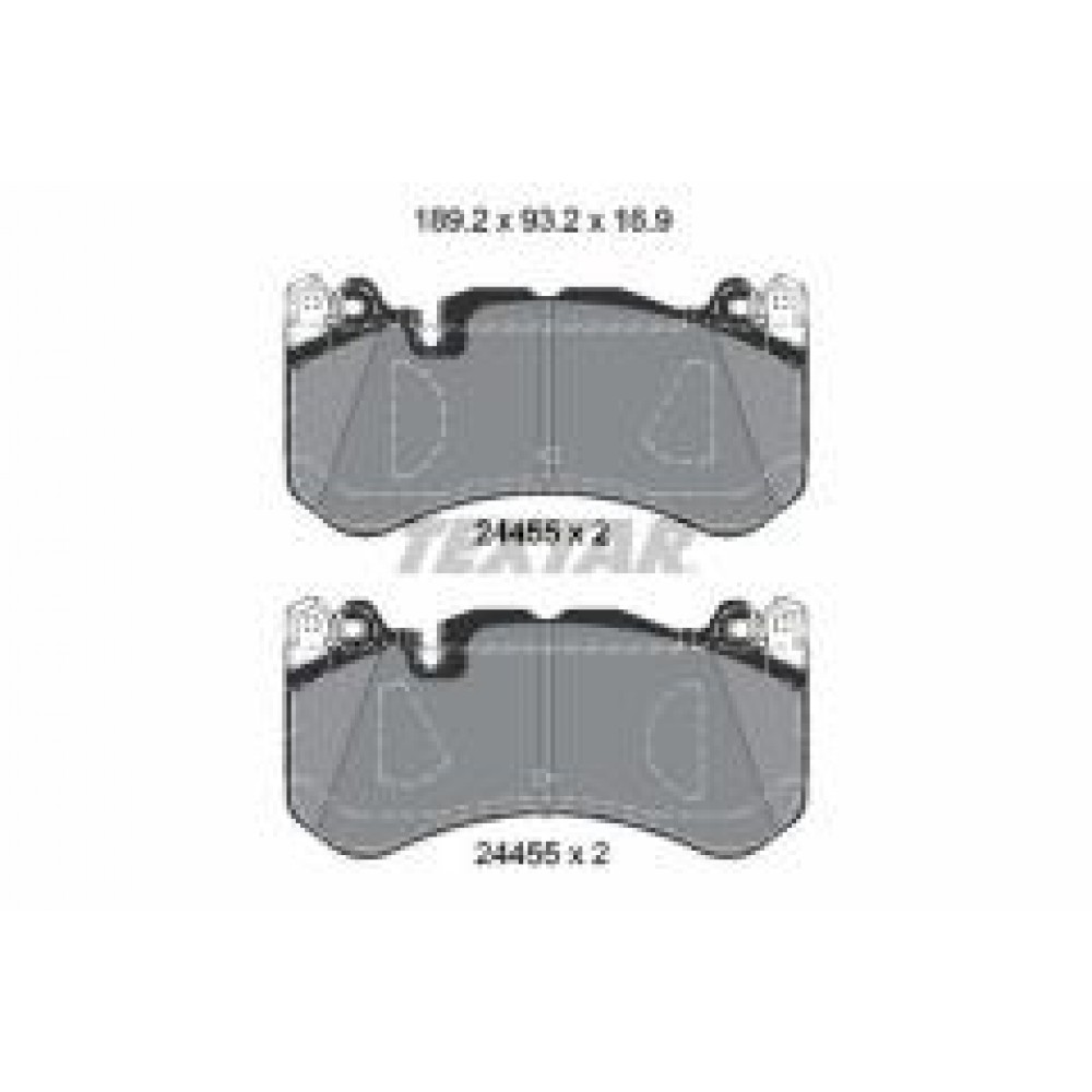 Колодки гальмівні (передні) MB C-class (W205)/E-class (W212/W213)/GLC- class (X253)/ S-class (W222) AMG 11- (Brembo)