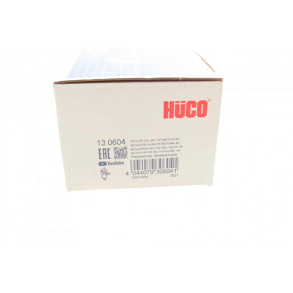 Реле генератора (14.3V) Volvo S40/S80/V40/V70 1.6-2.5 95-08 (HÜCO) (знято з виробництва)