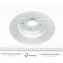 Диск гальмівний (задній) Mazda 6 02-13/626 V 98-02/323 F/S 01-04 (280x10) (з покриттям) (повний)
