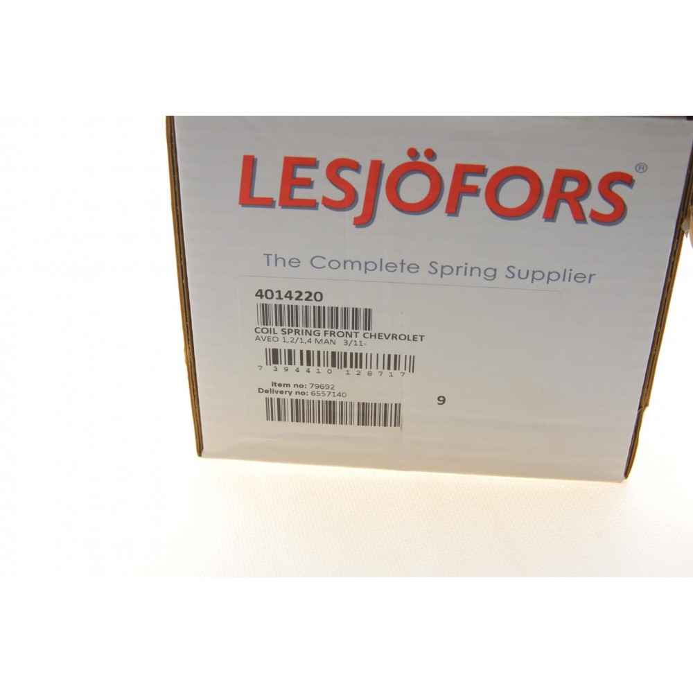 Пружина (передня) Chevrolet Aveo 1.2/1.4 11- (хетчбек/седан)