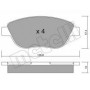 Колодки гальмівні (передні) Citroen C3/C4 02-/Berlingo/Peugeot 307 98-11/Partner 01-08/207 06-15