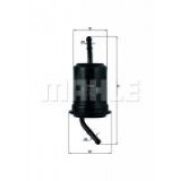 Фільтр паливний Mazda 323 89-01/626 87-92/RX-7 85-91(70x56x88)