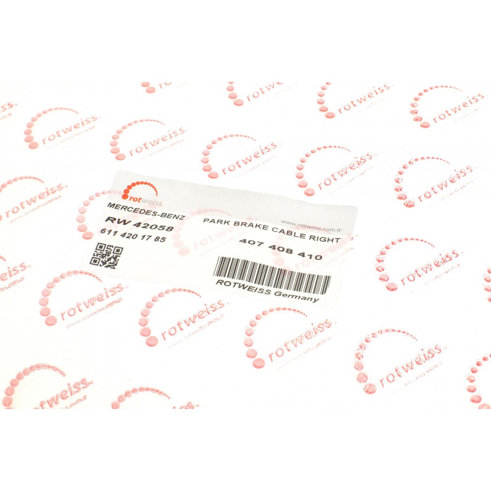 Трос ручника (задній) (R) MB 407-410 (6114201785)