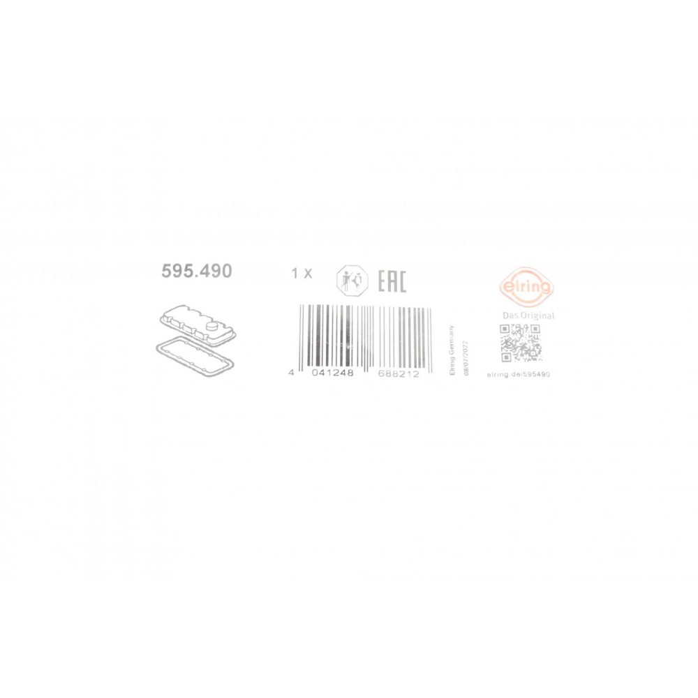 Прокладка кришки клапанів Toyota Rav4 2.0/2.2D 06-