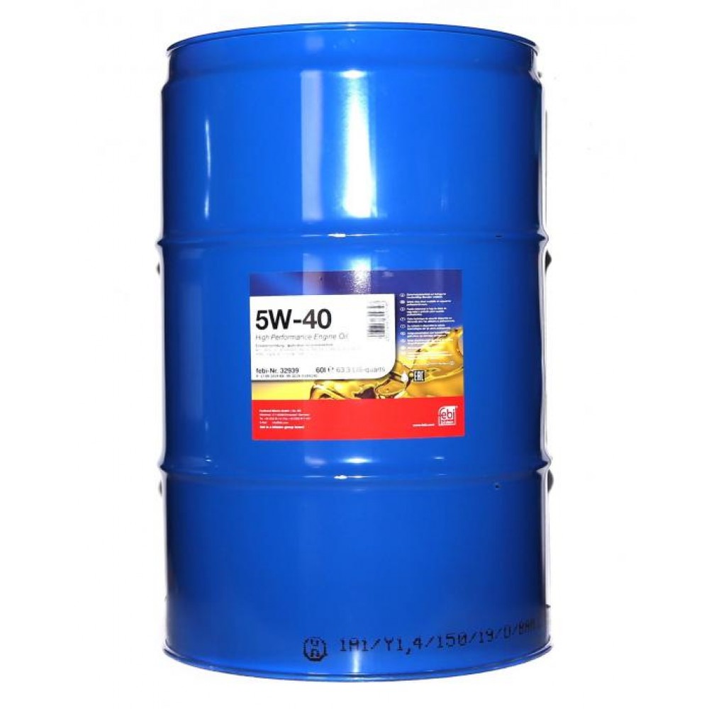 Олива 5W40 (60L) (MB229.3/VW 502 00/505 00/RN 0700/BMW Longlife-01)