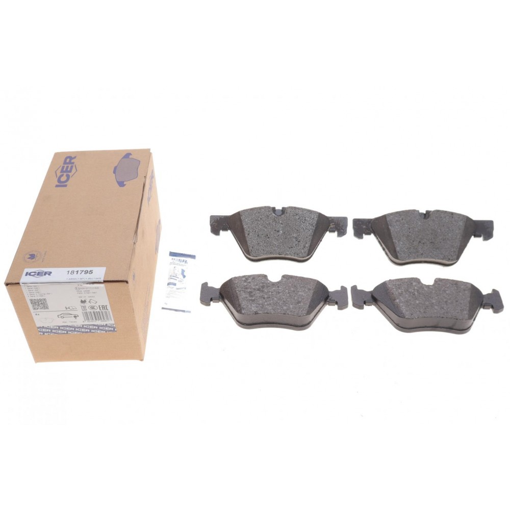 Колодки гальмівні (передні) BMW 1 (E81/E87) 04-12/3 (E90-E93) 05-13/X1 (E84) 11-15