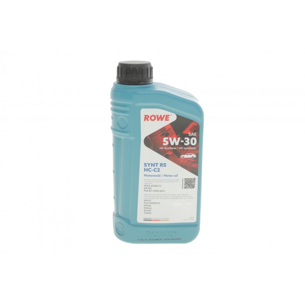 Олива 5W30 HIGHTEC SYNT RS HC-C2 (1L) (PSA B71 2290-2014/Fiat 9.55535-S1) (ACEA A5/B5,C2)