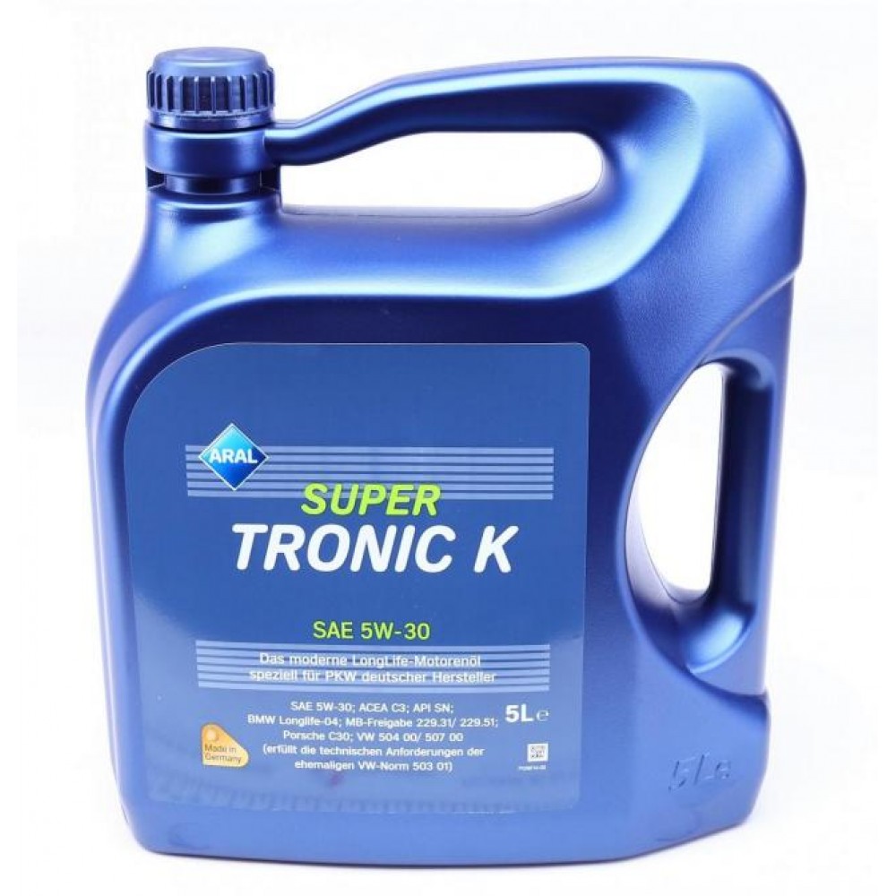 Олива 5W30 Super Tronic K (5L) (VW504 00/507 00/MB229.51/229.31/229.52/BMW Longlife-04)
