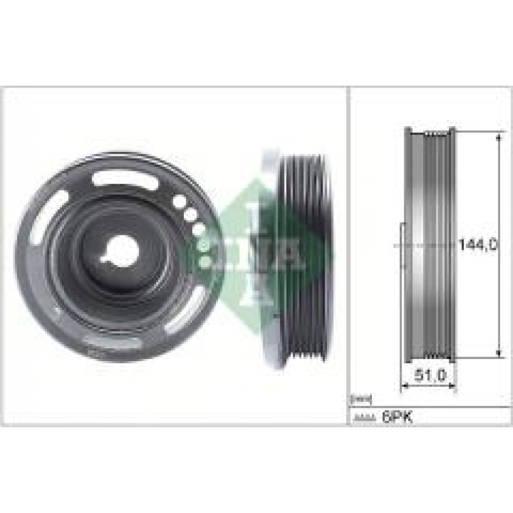 Шків колінвалу Opel Insignia A 1.6-1.8 08-