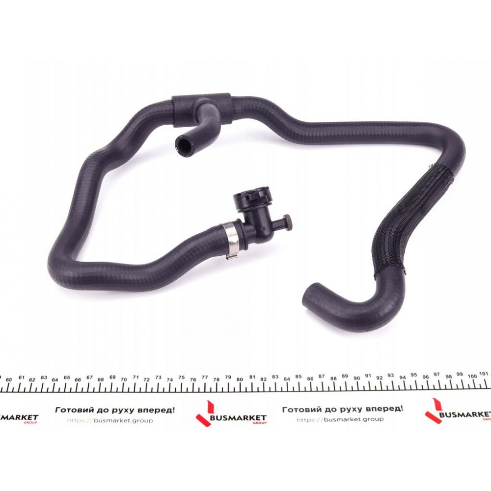 Патрубок радіатора (нижній) Renault Kangoo 1.5dCi 08- (L) (к-кт в зборі)