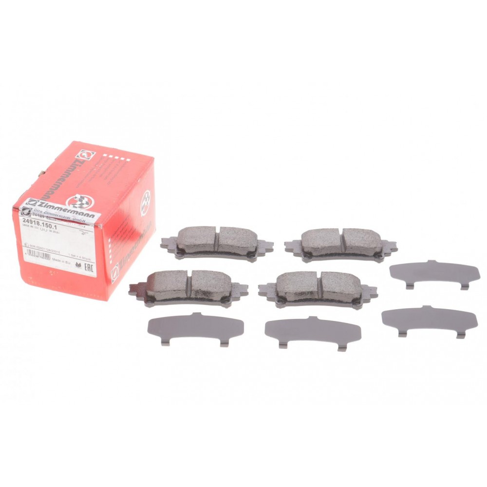 Колодки гальмівні (задні) Lexus RX 08-15/Toyota Prius 11-/Mirai 14- (Akebono)