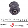 Сайлентблок ресори (задньої) MB 208-310 -96 (12,5x70mm)