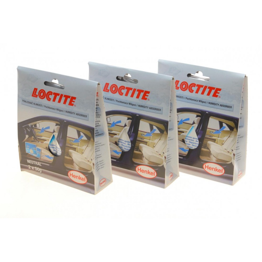 LOCTITE HUMIDITY ABSORBER, Засіб для поглинання вологи (50гр) (к-кт 2уп+1)