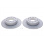 Диск гальмівний (задній) Audi A3//VW Caddy III 04-15/Skoda Octavia III/IV 03- (253x10) PowerDisc