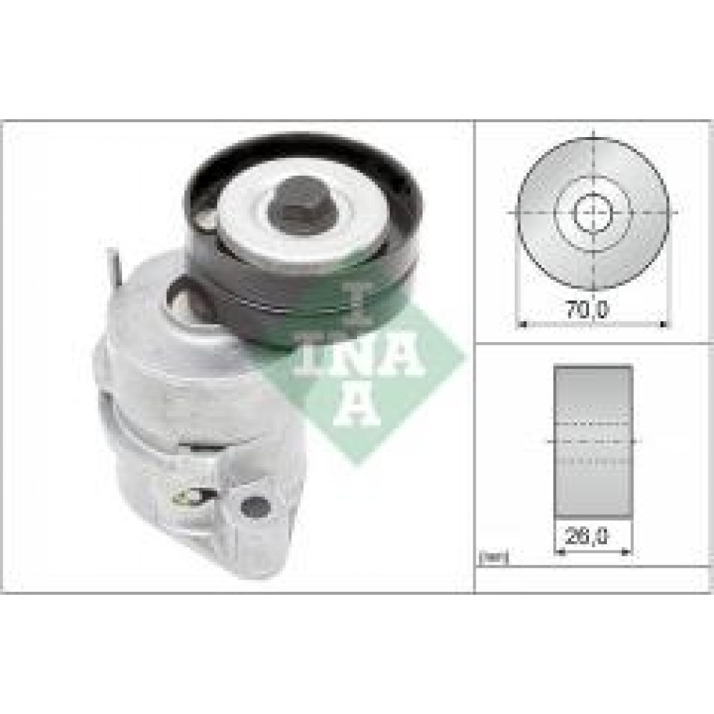Натяжник ременя генератора Opel Astra F/Combo/Corsa B/Vectra A 1.2/1.4/1.6 88-05