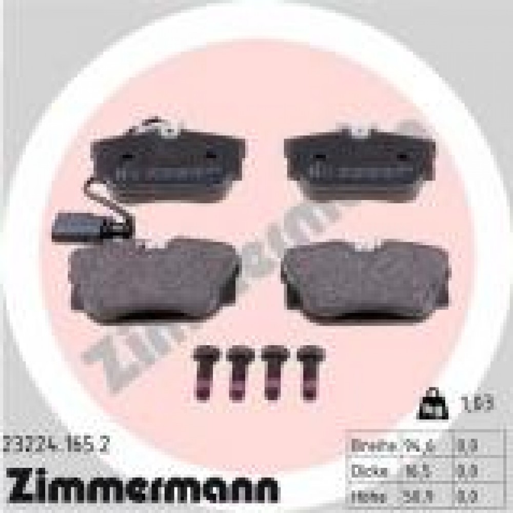 Колодки гальмівні (задні) VW T4 1.8-2.8 90-03 R15 (Lucas-Girling) (з датчиком)