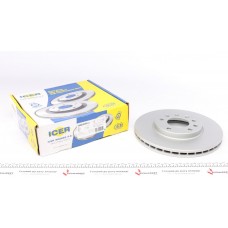 Диск гальмівний (передній) Opel Combo 04-/Astra G/H/Zafira A/B 98-15 (280x25)(з покр.)(вентильований)