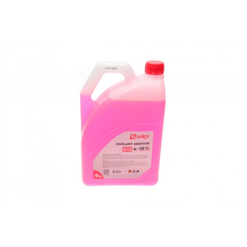 Антифриз (червоний) G12 (4kg) (-35°C готовий до застосування)