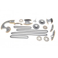 Комплект ланцюга ГРМ Audi A4/A6/A8/Q7/VW Touareg 2.7/3.0TDI 03-11 (ланцюг + елементи) (симплекс)