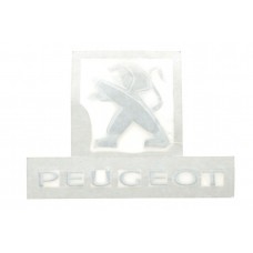 Емблема кришки багажника Peugeot 2008 15- (хром)