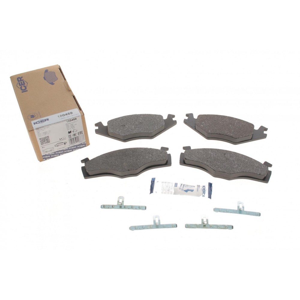 Колодки гальмівні (передні) Seat Cordoba/Ibiza 93-02/VW Golf/Jetta 76-91/Passat B2 83-88