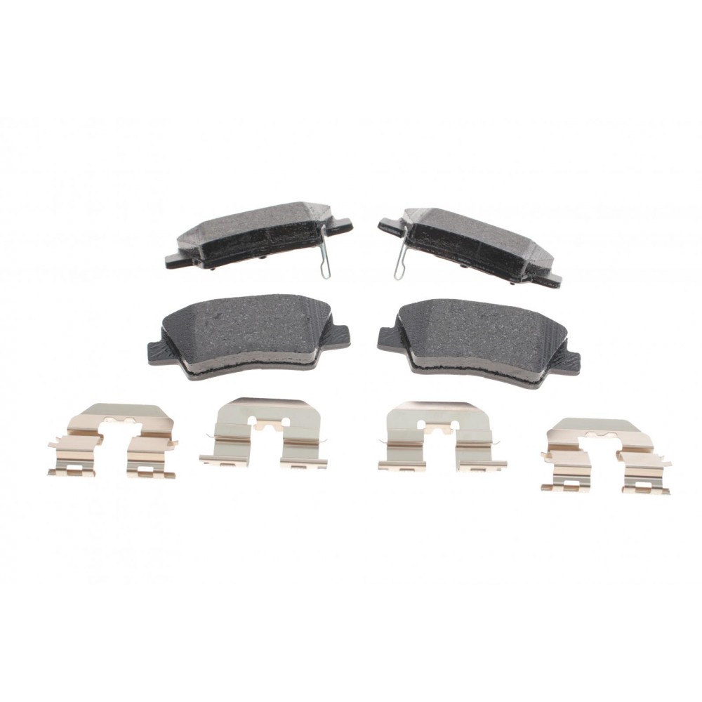 Колодки гальмівні (задні) Kia Ceed II/Rio III/Hyundai Accent/i20/i30/i40 10- (Akebono) Q+
