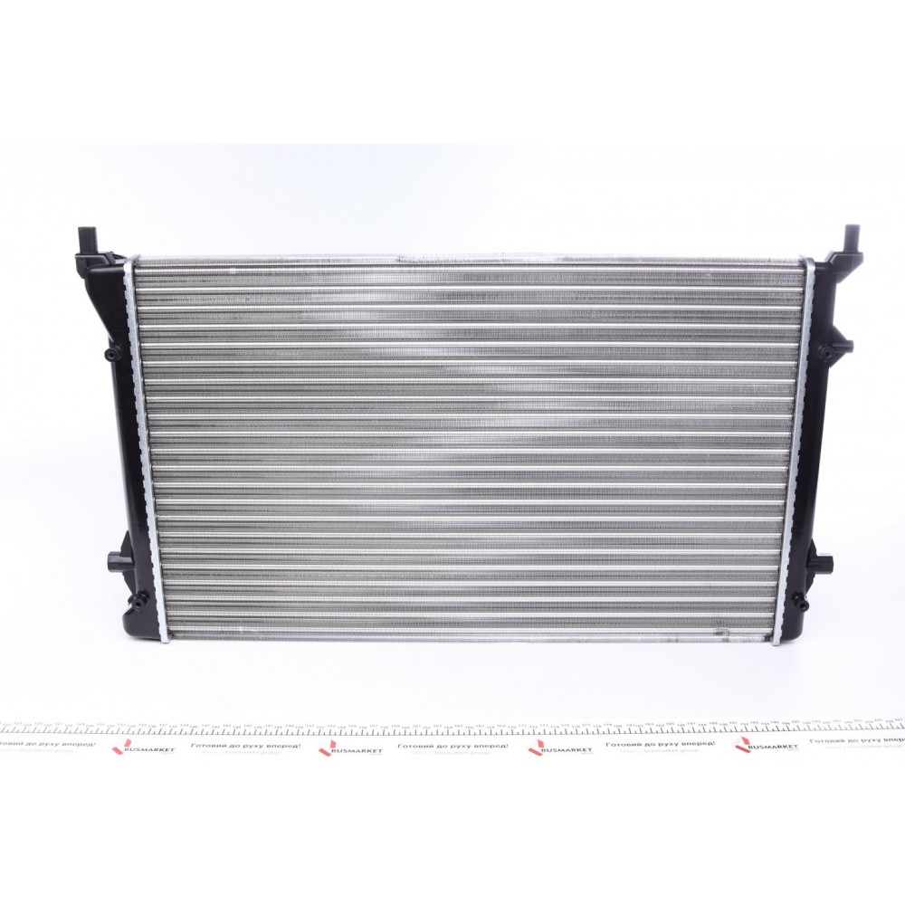 Радіатор охолодження VW Caddy 04-15 (650x416x23) (ребра завальцовані)