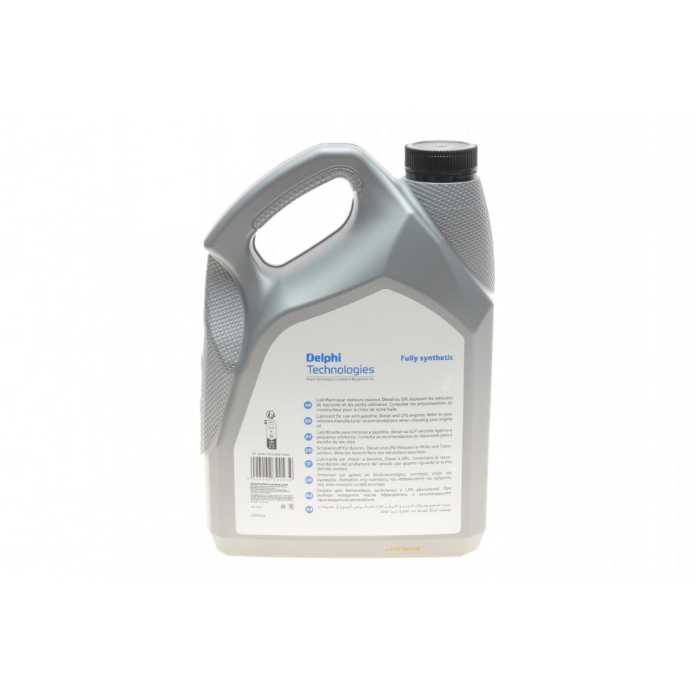 Олива 5W40 Delphi Prestige Plus (5L) (VW 502 00/505.00/MB 229.3/MB 226.5/Renault RN0710/Porsche A40/JASO MA2)