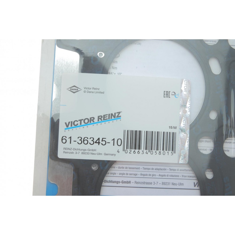Прокладка ГБЦ Renault Kangoo/Megane/Scenic 1.5dCi 01- (0.90mm, Ø 77,50mm)