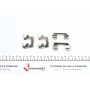 Планка супорта (заднього) прижимна (к-кт) Hyundai Accent 98-05 (Mando)