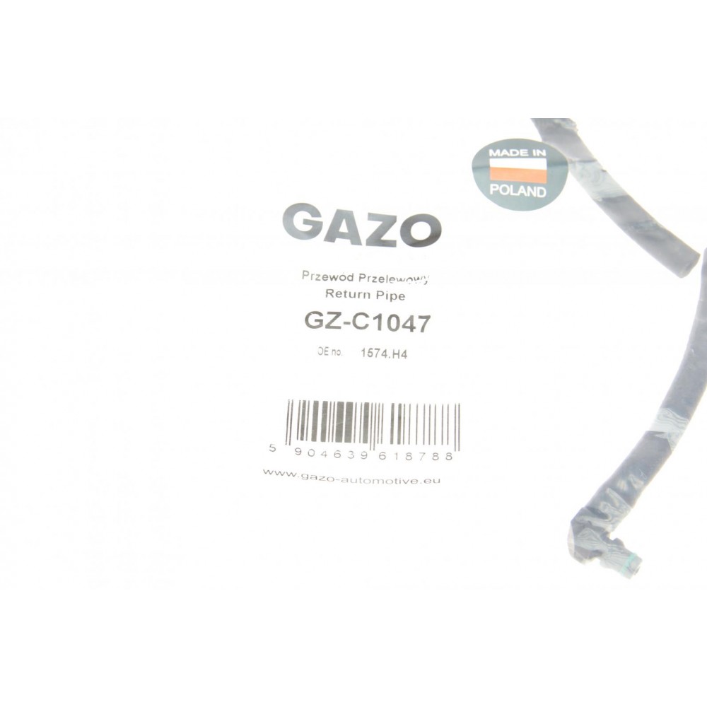 Шланг зливний Citroen Berlingo/Peugeot Partner 2.0 HDi 99-05
