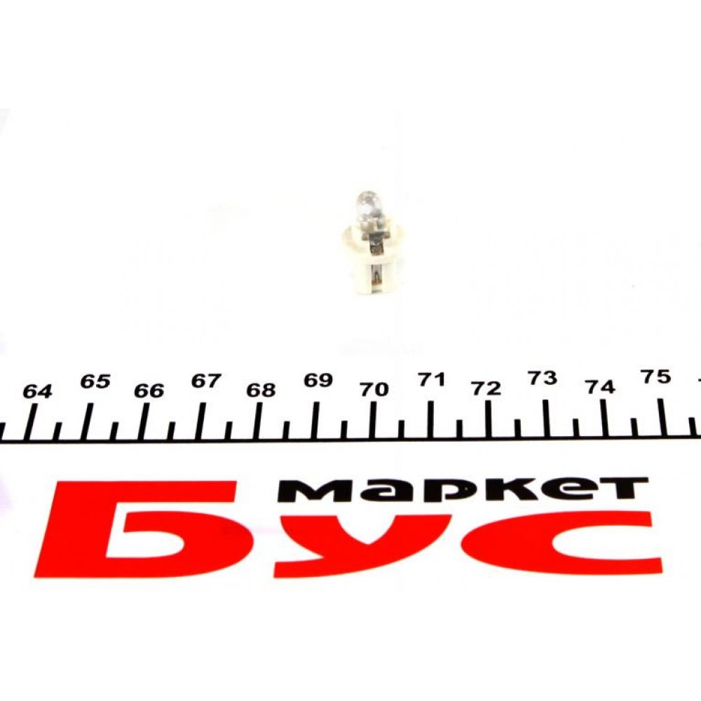 Автолампа 24V 1.2W B8.5d LED Grey (в щиток приладів)