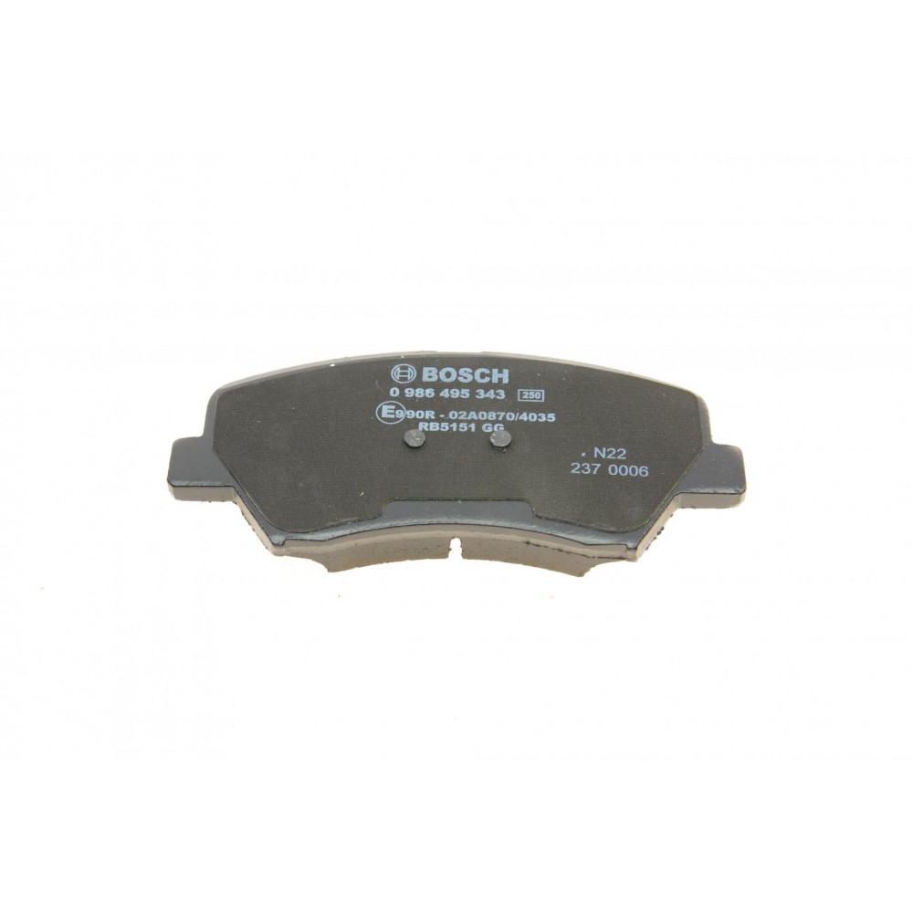 Колодки гальмівні (передні) Hyundai Elantra 10-/ i30 11- (Bosch) (замінено на 0986494691)